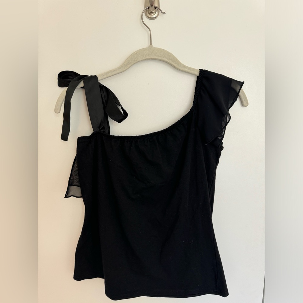 Bow tie Frills top - Picture 2 of 4